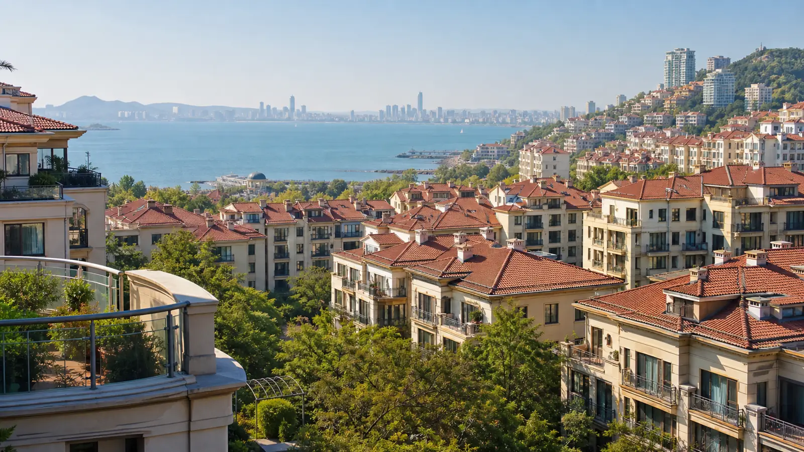 Qingdao apartment prices 2026 sea view neighborhoods