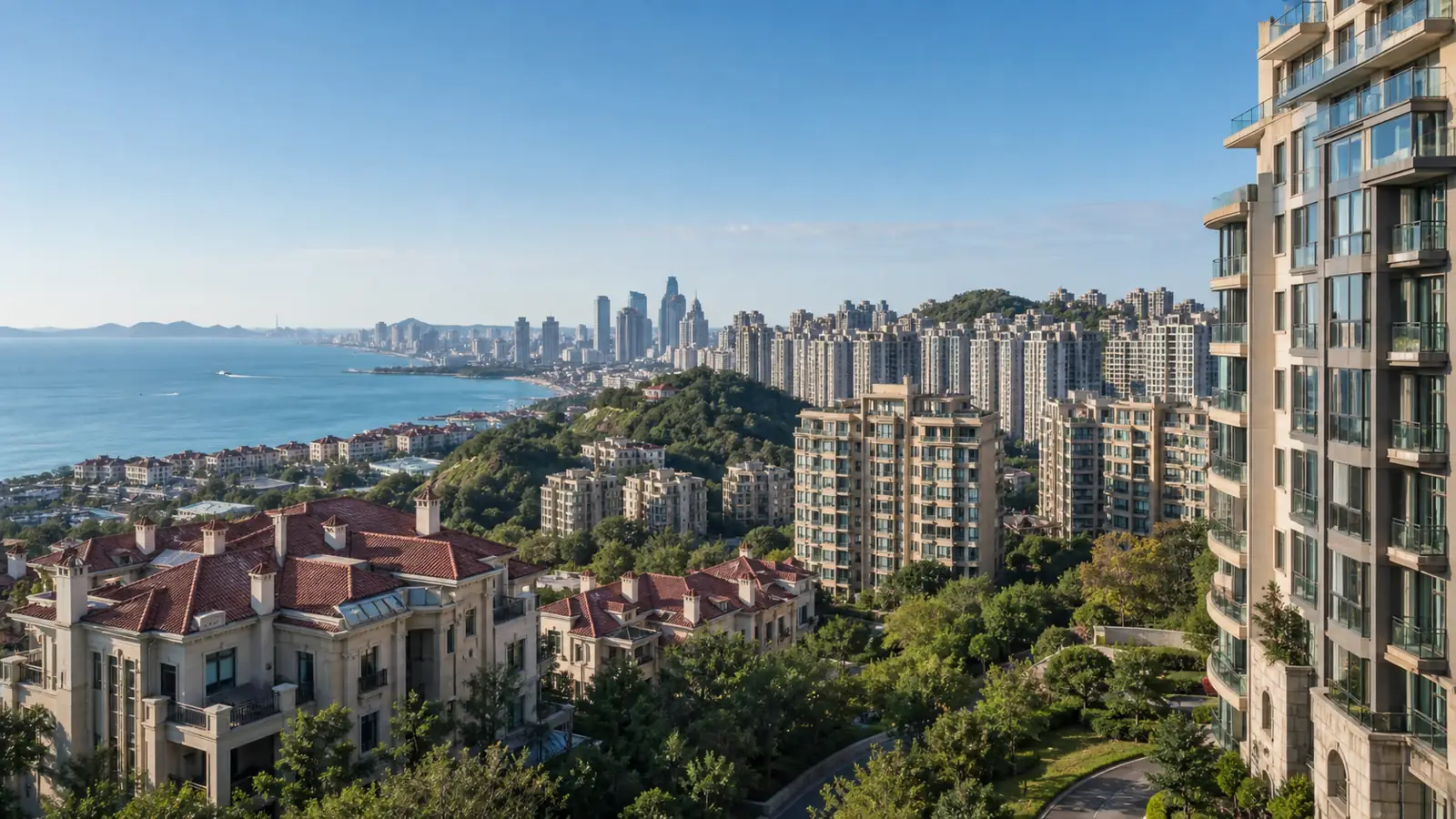 Dalian apartment prices 2026 sea view compounds